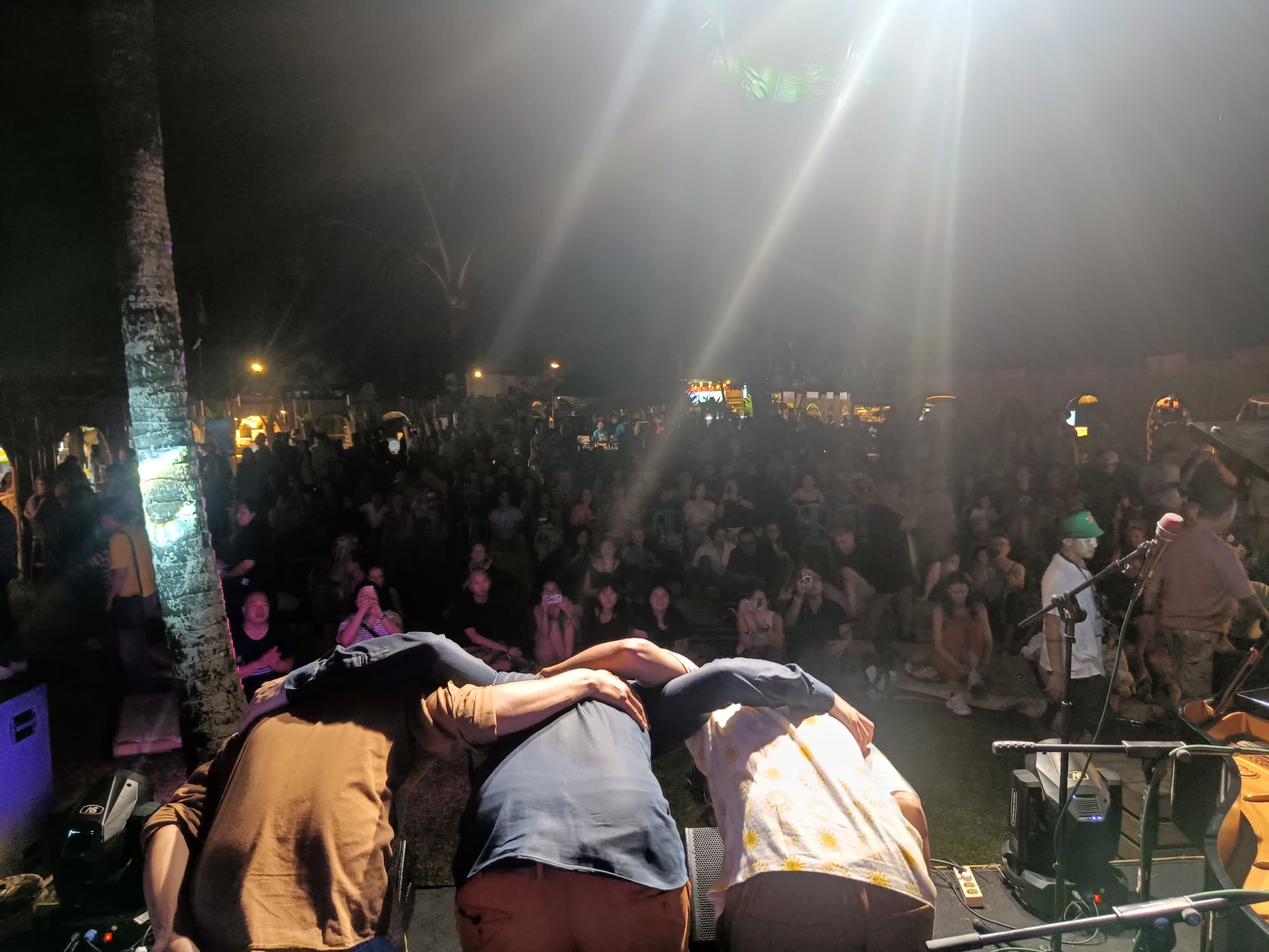 At the Ubud Jazz Festival in Indonesia
